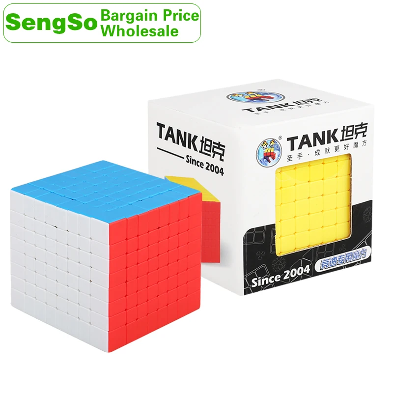 

ShengShou Tank 8x8x8 Magic Cube Set SengSo 8x8 Wholesale Lots Bulk 4PCS Cubo Magico Neo Speed Cube Puzzle Antistress Fidget Toys
