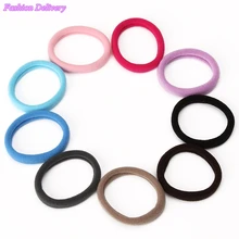 14pcs lot Small Size Fashion Seamless Hair Ropes Hair Band Elastic Cord Rubber Band Ponytail Holder