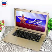 ZEUSLAP 14inch 8GB RAM+1TB HDD Windows 7/10 System Intel Quad Core With Russian Keyboard Laptop Notebook Computer Free Shipping