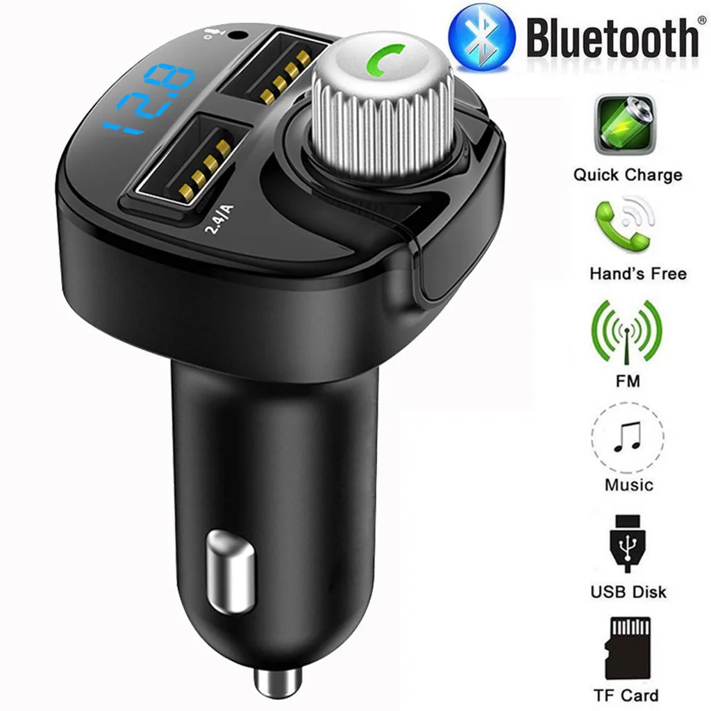 

OMESHIN Car MP3 Player auto bluetooth audio fm transmitter car modulator radio car handsfree mp3 decoder Wireless USB Charger