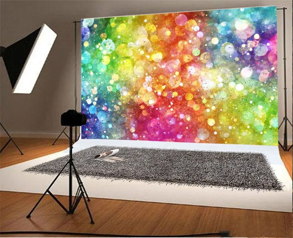 

Photography Backdrop Bokeh Halos Glitter Sparkle Sequin Scene Photo Background Party