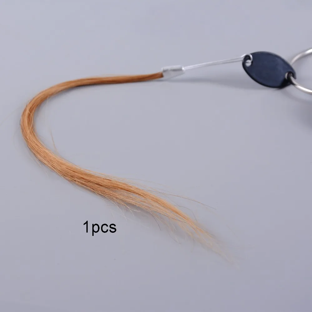 30Pcs/Set 100% Human Virgin Hair Light Brown Color Ring for Human Hair Extensions and Salon Dyeing Sample