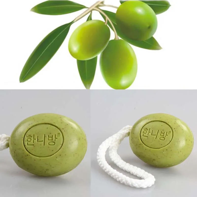 

Must-have Natural Elements Organic Bath Soap Flower Plants Essence Volcanic Clay Shower Handmade Soap with Rope E 2017 YF2017