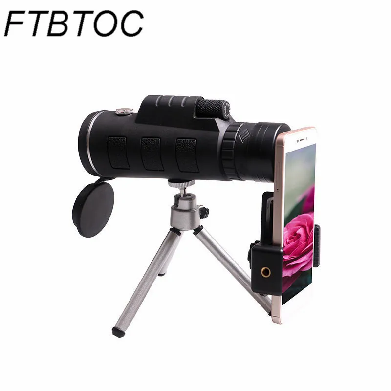 

Telescope 40X60 Monocular Telescope Zooming Focus Green Film Visible Outdoor Optical Hunting Camping High Quality Telescope