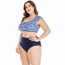 2019 sexi high waist bikini plus size woman swimsuit sexi bikini swimwear woman swimsuit brazilian set bikini high bath swimsuit plus size high waist printed bikini set