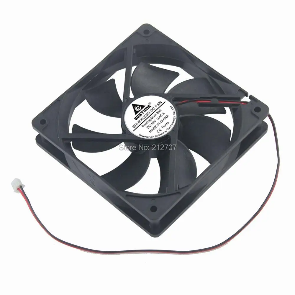 120mm ball 12v fan 7