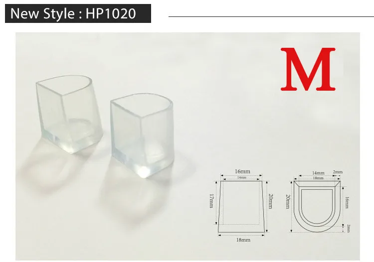2 пары/партия, протекторы для обуви на высоком каблуке каблук-шпилька для латинских танцев, танцевальные покрытия, Нескользящие силиконовые высокие каблуки для свадебной обуви - Цвет: M