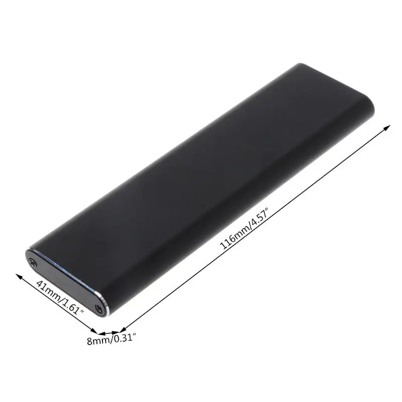 USB-C M.2 NGFF корпус жесткого диска B Ключ SATA считыватель SSD к USB 3,0 адаптер алюминиевый Портативный