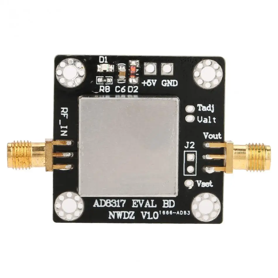 1 шт AD8317 1 м-10 ГГц 60dB RF логарифмическая ваттметр цифровой сигнал обнаружения питания логарифмический детектор контроллер для усилителя