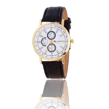

2019 Fashion Rome article Quartz Charm watch Casual leather Band Analog Vogue Wrist Watches Gift reloj hombre deportivo A4