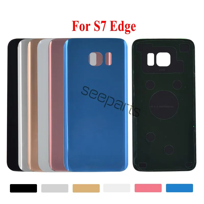5 1 For SAMSUNG Galaxy S7 Edge Back Battery Cover Door Rear Glass Housing Case 5 2