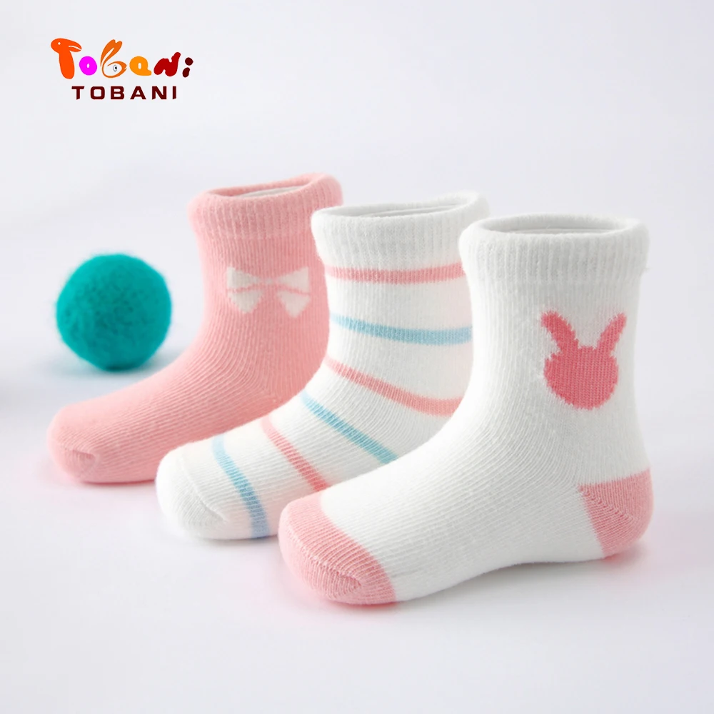 

3pair /lot spring & autumn winter kids socks cotton children Casual socks for Boys and Girls 2-12 year baby socks Tobani