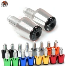 8 видов цветов 7/" мотоцикл рукоятка заканчивается ЧПУ руль для Yamaha XJR FJR 1300 1200 FZR 1000 TMAX 530 500 TMAX530 TMAX500