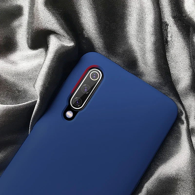 Xiaomi Mi 9 Case Liquid Silicone Soft Protection Back Cover Xiaomi Mi 9 Transparent Case Redmi Note 7 Pro 7S Shockproof Case