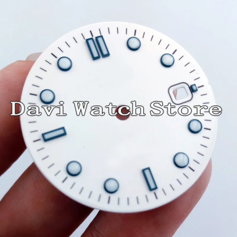 

31mm sterile white watch Dial eta 2836/2824 2813/3804 Miyota 8215 821A movement P925