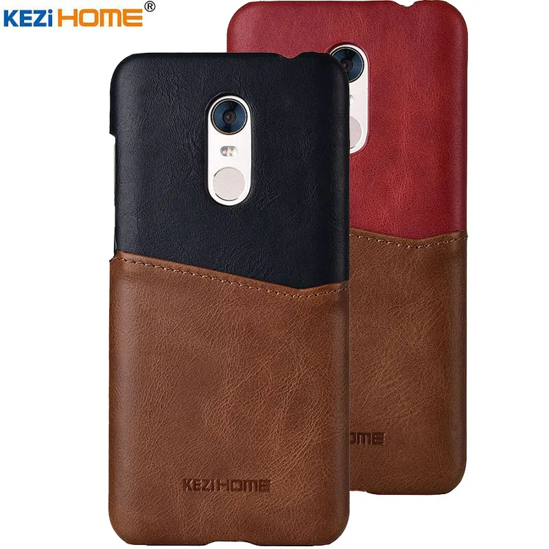 Kezihome xiaomi redmi 5 plus чехол из натуральной кожи Бизнес серии задняя крышка для