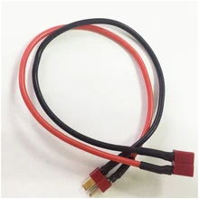 1pcs Female Deans T plug to Male T Connector Adapter 14AWG 30MM Extension Cable Leads Adapte