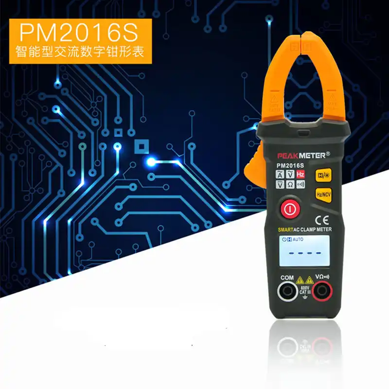 Peakmeter pm2016s Мини Digital AC Токоизмерительные 6000 Графы мультиметр multi Измеритель
