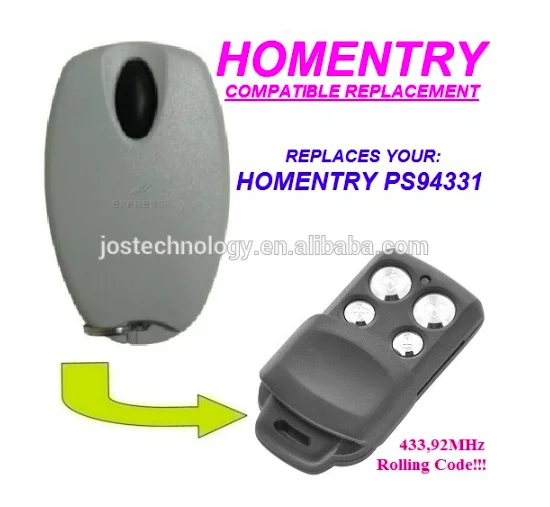 

The remote replace for Homentry remote control PS94331