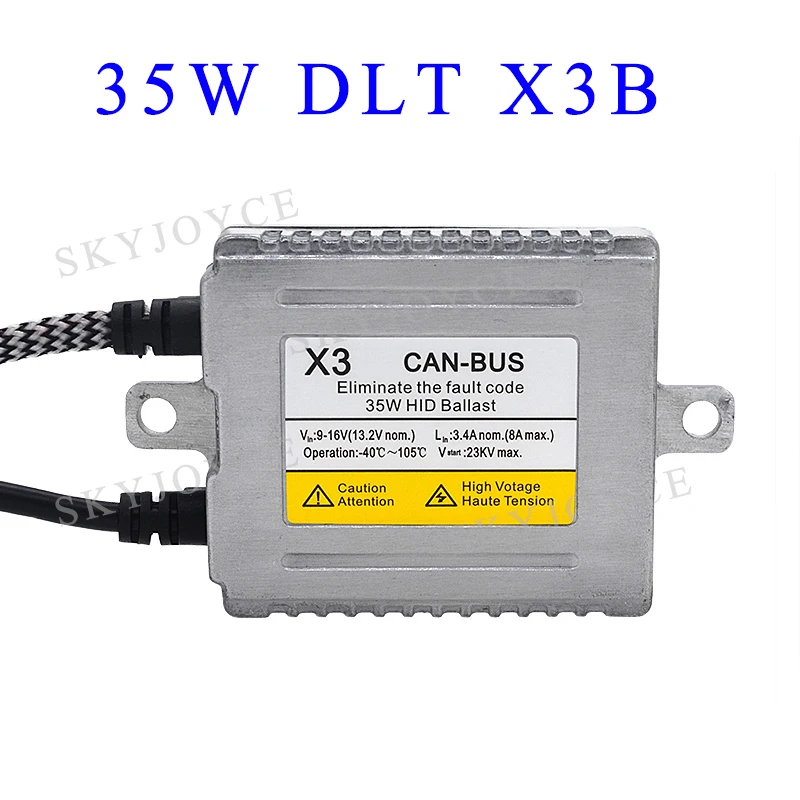 AC 35W Шина CAN HID ксеноновый комплект DLT X3 Canbus балласт HeartRay H1 H7 4500K 5500K 6500K лампа H11 9005 D2H