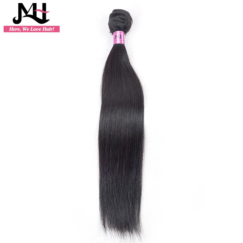 JVH Бразильский прямые волосы человеческих волос Weave Связки Natural Цвет Волосы remy расширения 12-28 дюймов