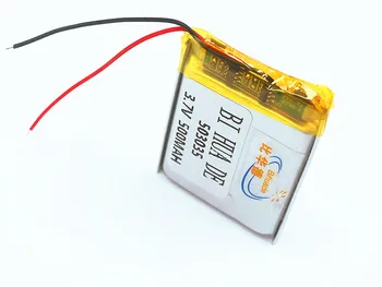 

1/2/4Pcs 503035 3.7v 500mah lithium polymer battery 3 7V volt li po ion lipo rechargeable batteries for dvd GPS navigation