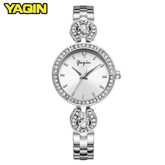 Модные женские часы Reloj Mujer нержавеющей стали женщины кварцевые