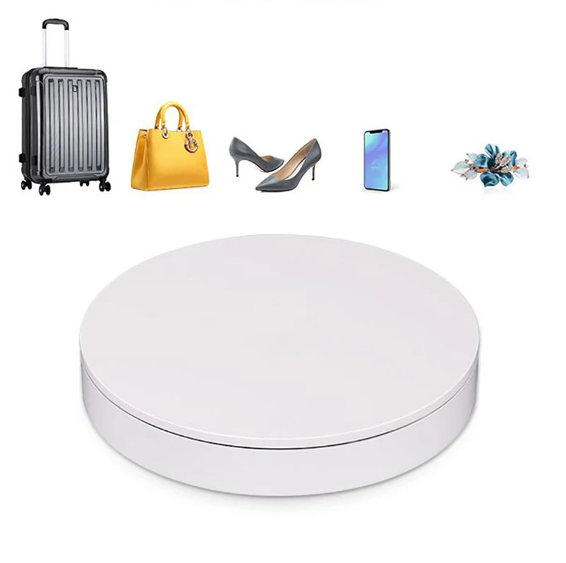 

32CM Electric turntable Panorama shooting display platform Photography photo rotary table 220V