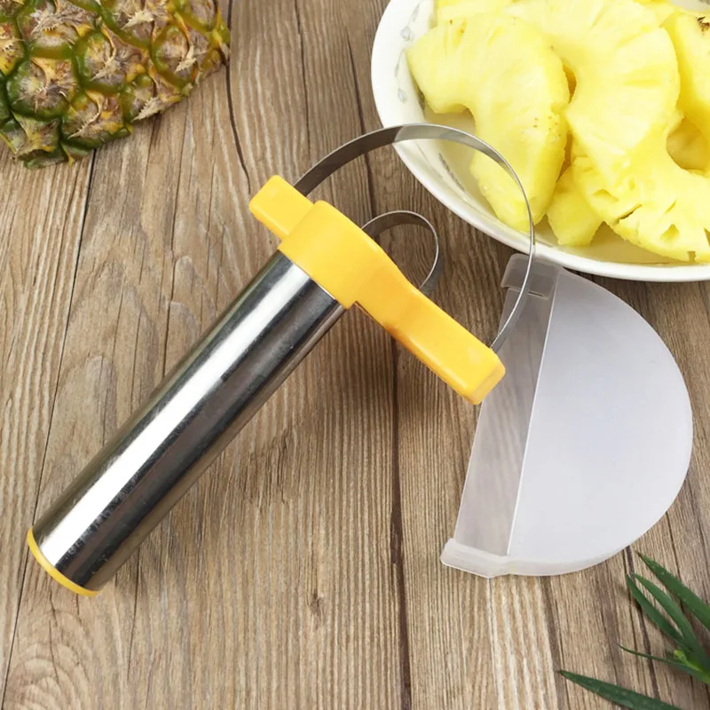 

High Quality 1PC New Pineapple Peeler Fruit Core Remover Kitchen Accessories Home Gadgets Green Yellow