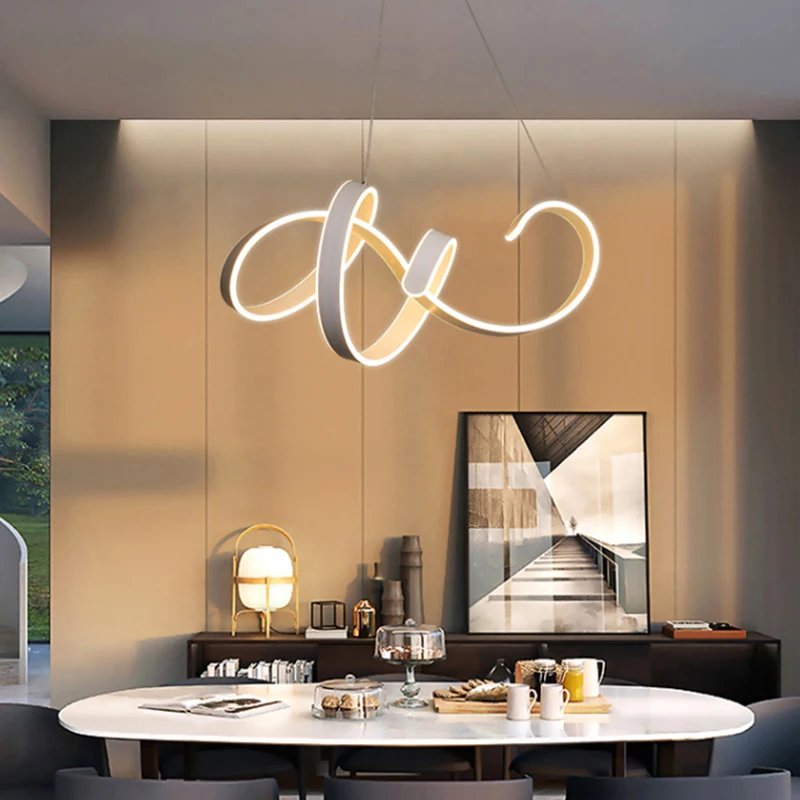 

Modern led Pendant Light for Kitchen Dining Room Living Room Suspension luminaire Hanging White Color Pendant Lamp avize