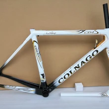 Последние белый черный золото T1100 Colnago C64 карбоновые шоссейные рамы с UD глянцевый 48-50-52-54-56cm 12 видов цветов для выбора