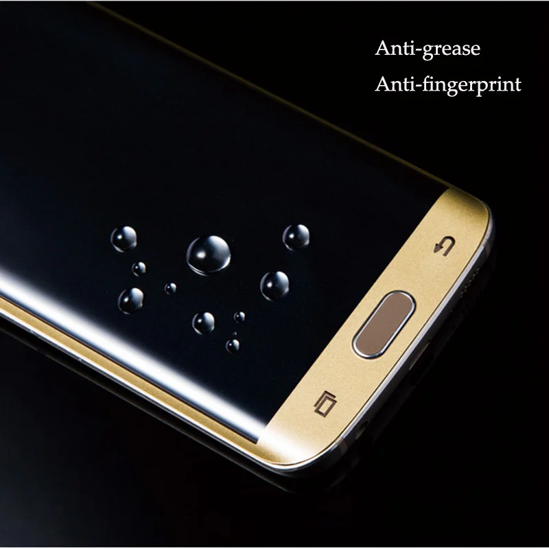 3D изогнутая защитная пленка Nicotd закаленное стекло с полным покрытием для Samsung Galaxy