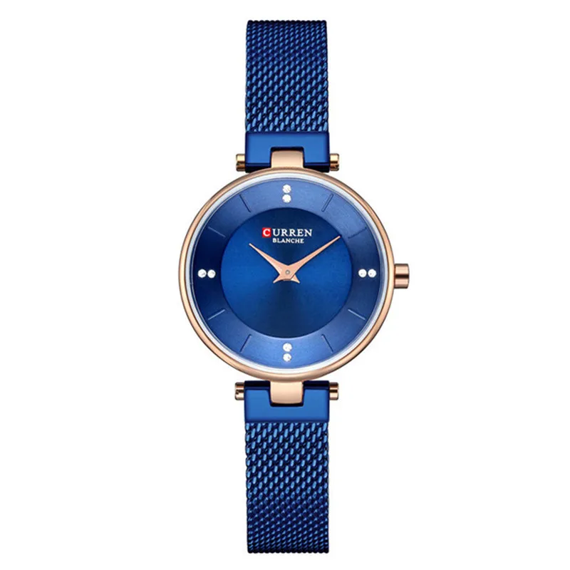 

Luxury Ladies Wrist Watches Women's Fashion Steel Mesh Watch CURREN Gold Watch Women Female Wristwatch Classic Quartz Clock 9031