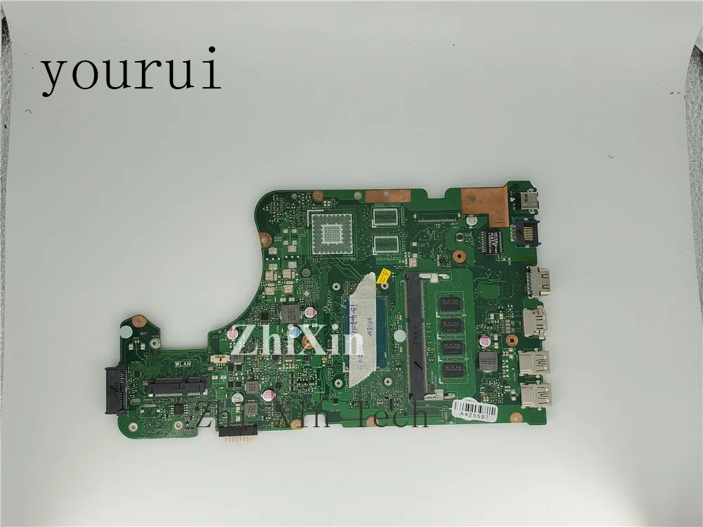  yourui For ASUS Original X555L X555LD Laptop Motherboard REV 2.0 Processor i3-4030u 4GB RAM Test al
