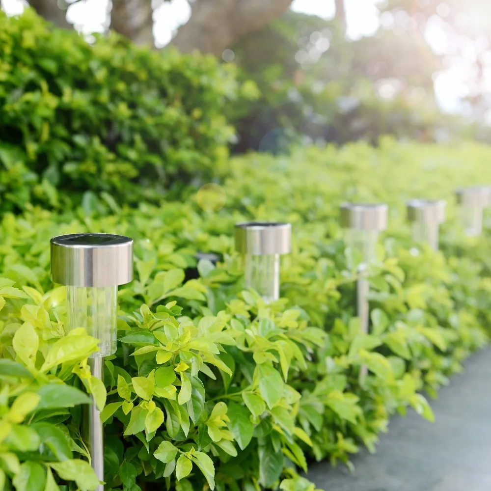 12Pcs Solar Garden Lights Outdoor Solar Powered Lamp Lanter Waterproof Landscape Lighting For Pathway Patio Yard Lawn Decoration cheap solar lights