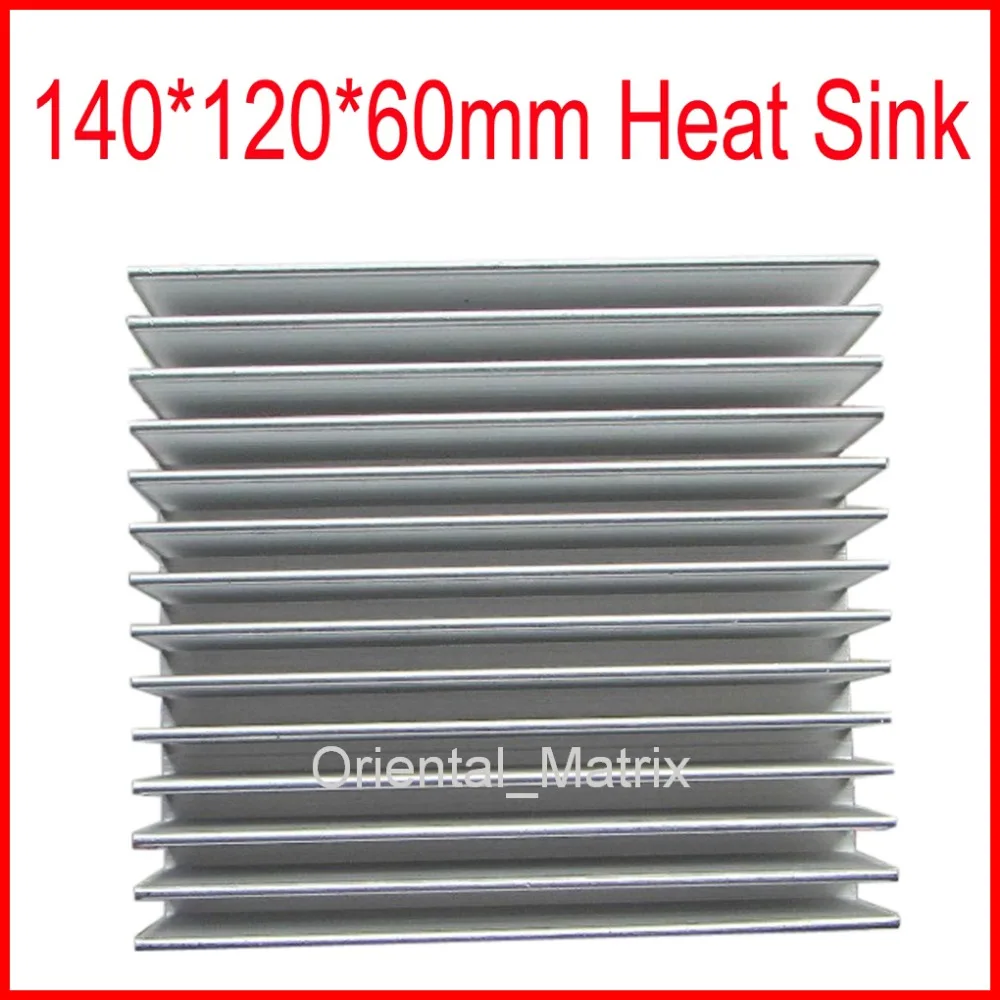 

Free Shipping HeatSink Heat Sink Radiator 140*120*60mm Small Radiator - Silver
