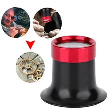 YD238 Лупа 10X Монокуляр, увеличительное стекло портативный мини Лупа объектив очки Часовщик Инструмент ювелирный Ремонт часы инструмент