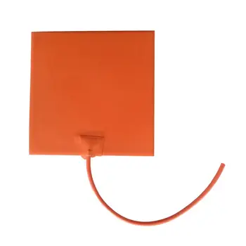 

320*320mm silicone rubber heater heating mat with 100k thermistor and 3m adhesive