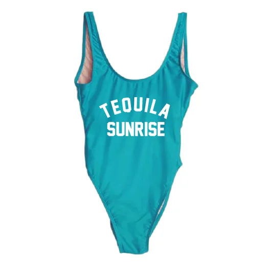 Женский цельный купальник TEQUILA SUNRISE сексуальный купальный костюм с низкой
