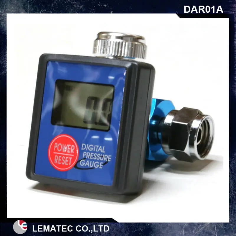 

LEMATEC 1/4" Digital Air Pressure Regulator High precision digital pressure gauge Air flow regulator for spray gun air tools