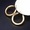 E0149  Simple Trendy Gold Sliver Color Geometric Big Round Circle Earrings For Women Fashion Large Hollow Drop Earrings Jewelry ► Photo 2/6