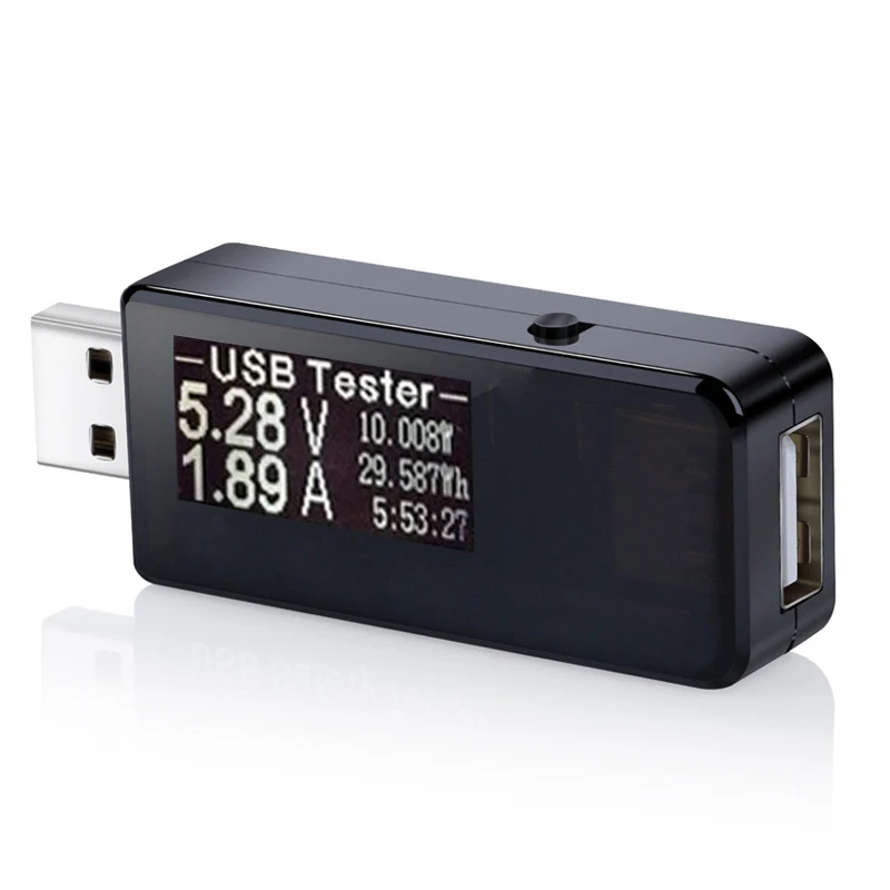 INGMAYA USB адаптер Тестер светодиодный цифровой дисплей Ток Напряжение емкость для зарядного устройства power Bank кабель детектор безопасности
