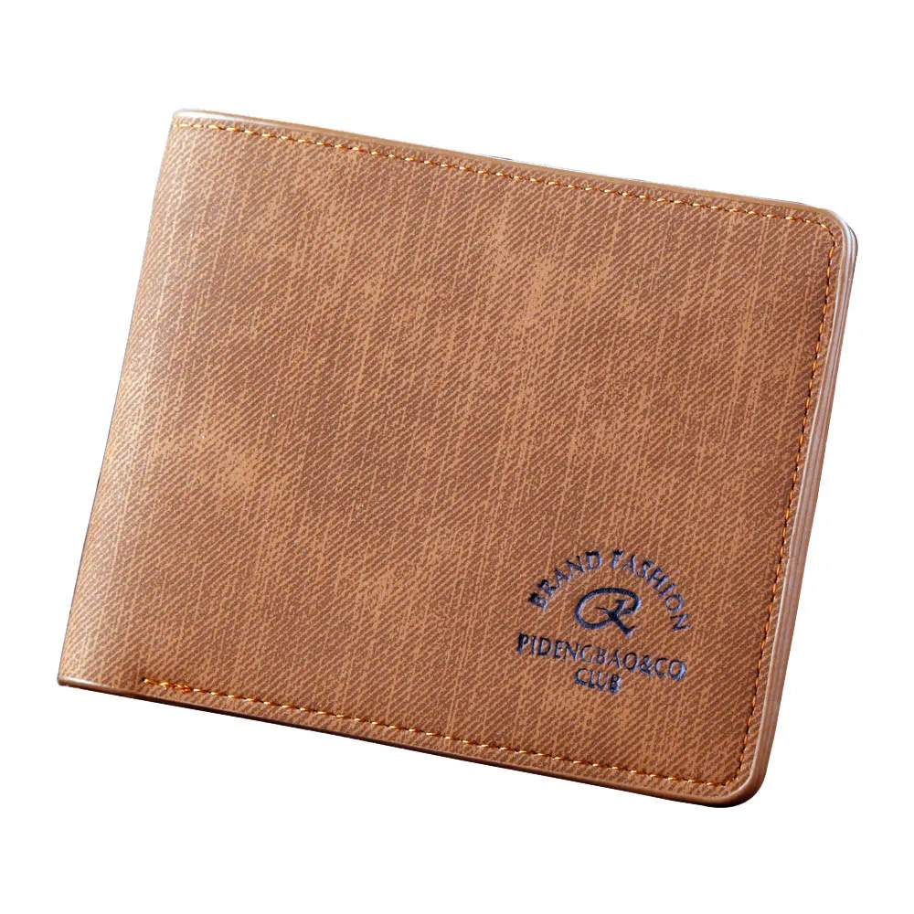 

OCARDIAN Men Wallets Money Bag Male Vintage Style Black Short Purse 2019 Small Leather Slim Wallets Mini Wallets Magic 941716
