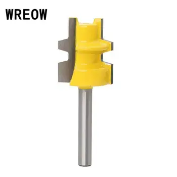

1/4'' Shank Glue Joint Edge Trim Router Bit Woodworking Rail & Stile Milling Cutter Tackle Tenon Cutter Tool