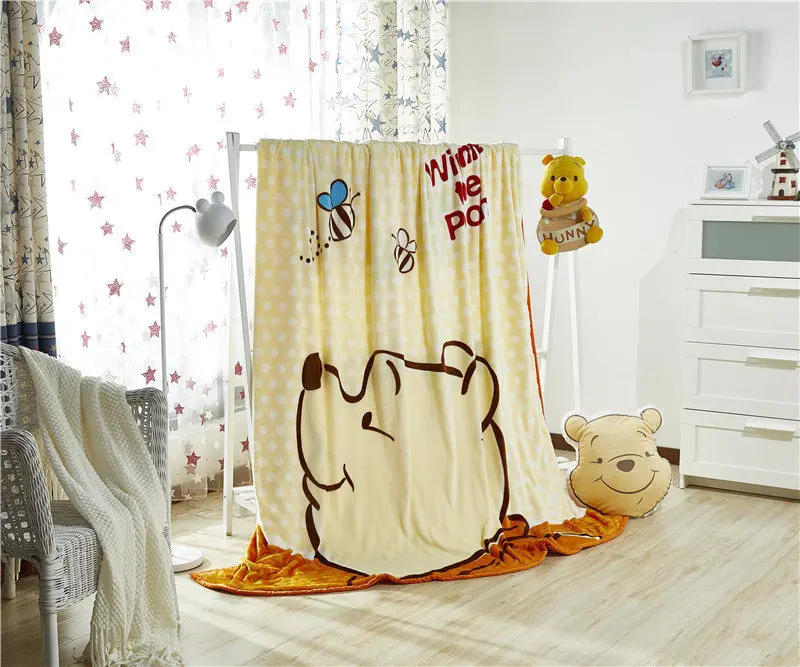 Подлинный одеяло с Винни-пухом для детей и взрослых, кровать диван 200x230 см, подарок для детей