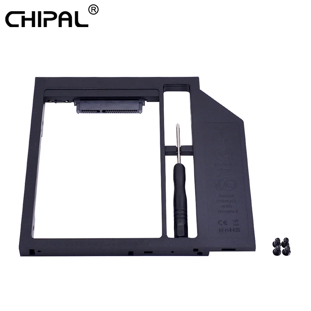 CHIPAL Универсальный SATA 3 0 2 й HDD Caddy 9 мм 5 для &quot2 ТБ SSD чехол Корпус жесткого диска