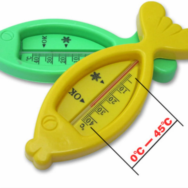 1Pc Water Thermometer Baby Bath Fish Shape Infants Toddler Shower Cartoon Floating Lovely Temperature Toy for Baby Care