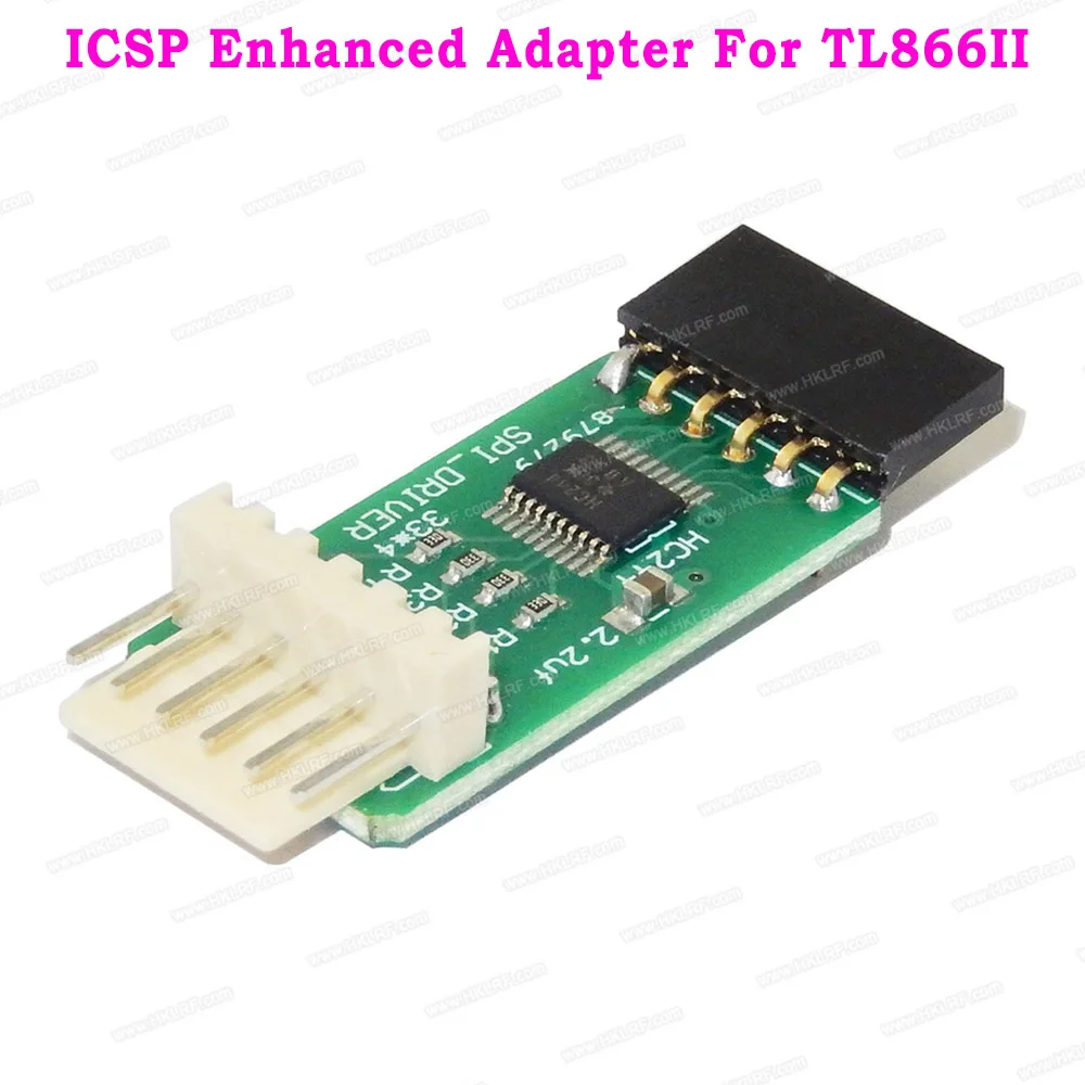 Плата адаптера с усиленным драйвером SPI ICSP для Minipro TL866II Plus USB программатор Flash in