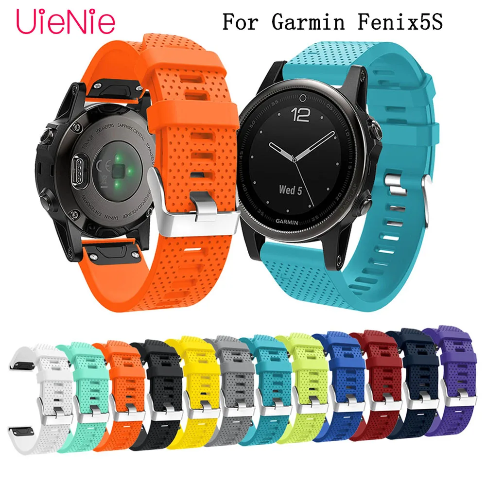 

Silicagel Soft Band Strap Watchband Bracelet Wrist Strap for Garmin Fenix 5S Watch Replacement Silicone Wrist Band watchband