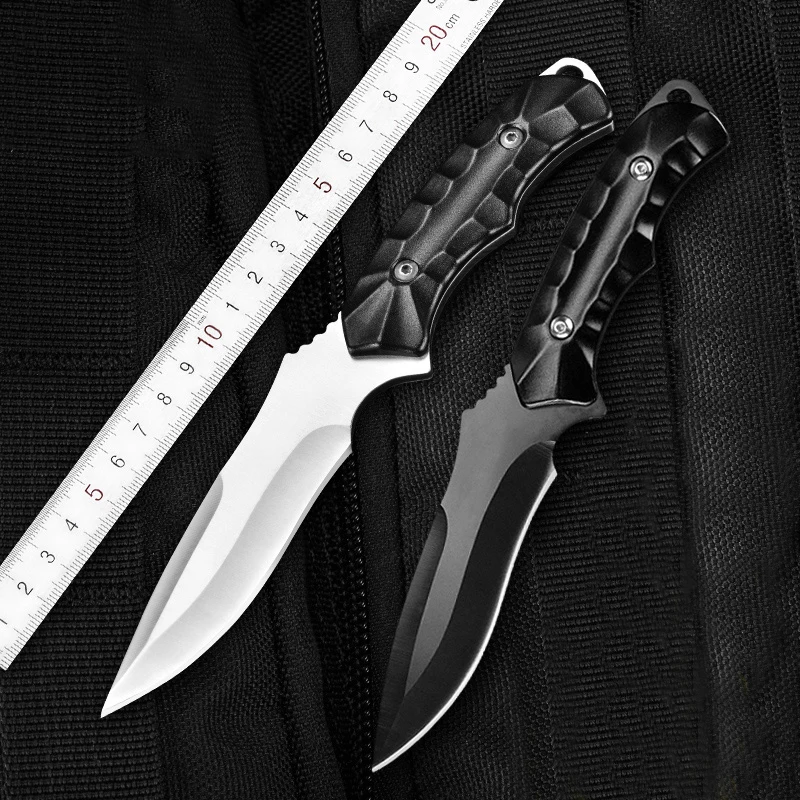 Дешевый CIMA Полный Тан фиксированным лезвием нож Боуи с оболочкой для Охота Рыбалка Тактический выживания лезвие ножи